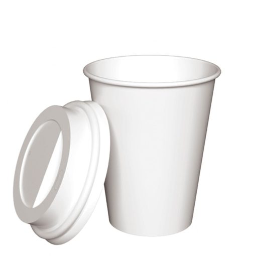 Vaso polipapel con tapa