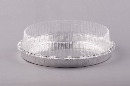 Bandeja de aluminio con tapa